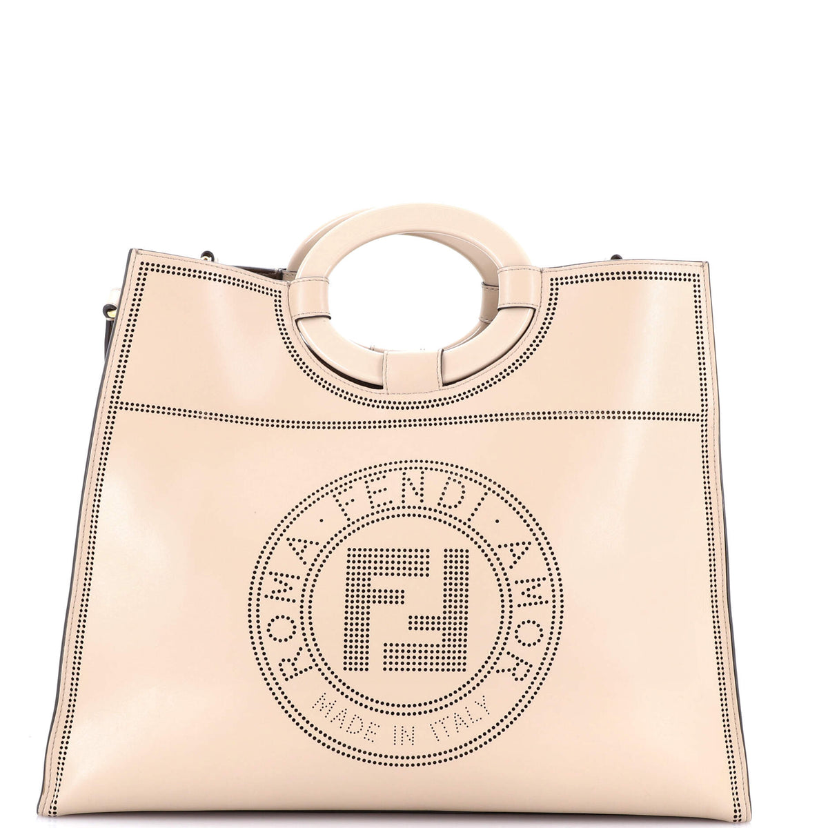 Runaway Shopper Tote Perforated Leather Medium