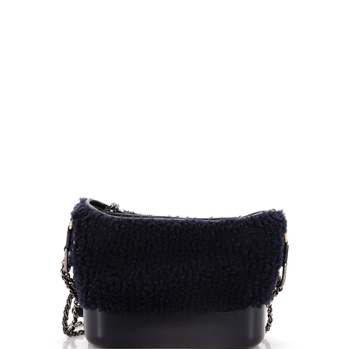 Gabrielle Hobo Shearling and Leather Small