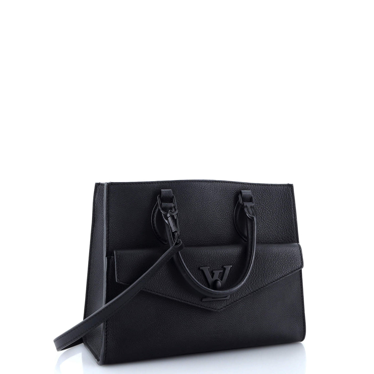 Lockme Monochrome Tote Leather PM