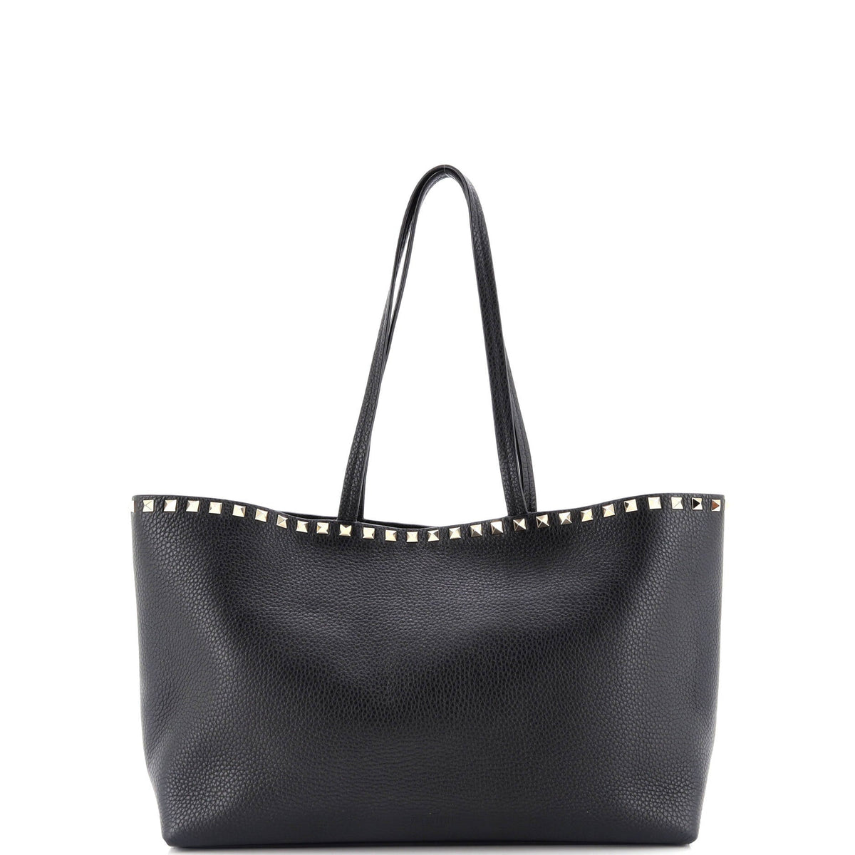 Rockstud Shopping Tote Leather Medium