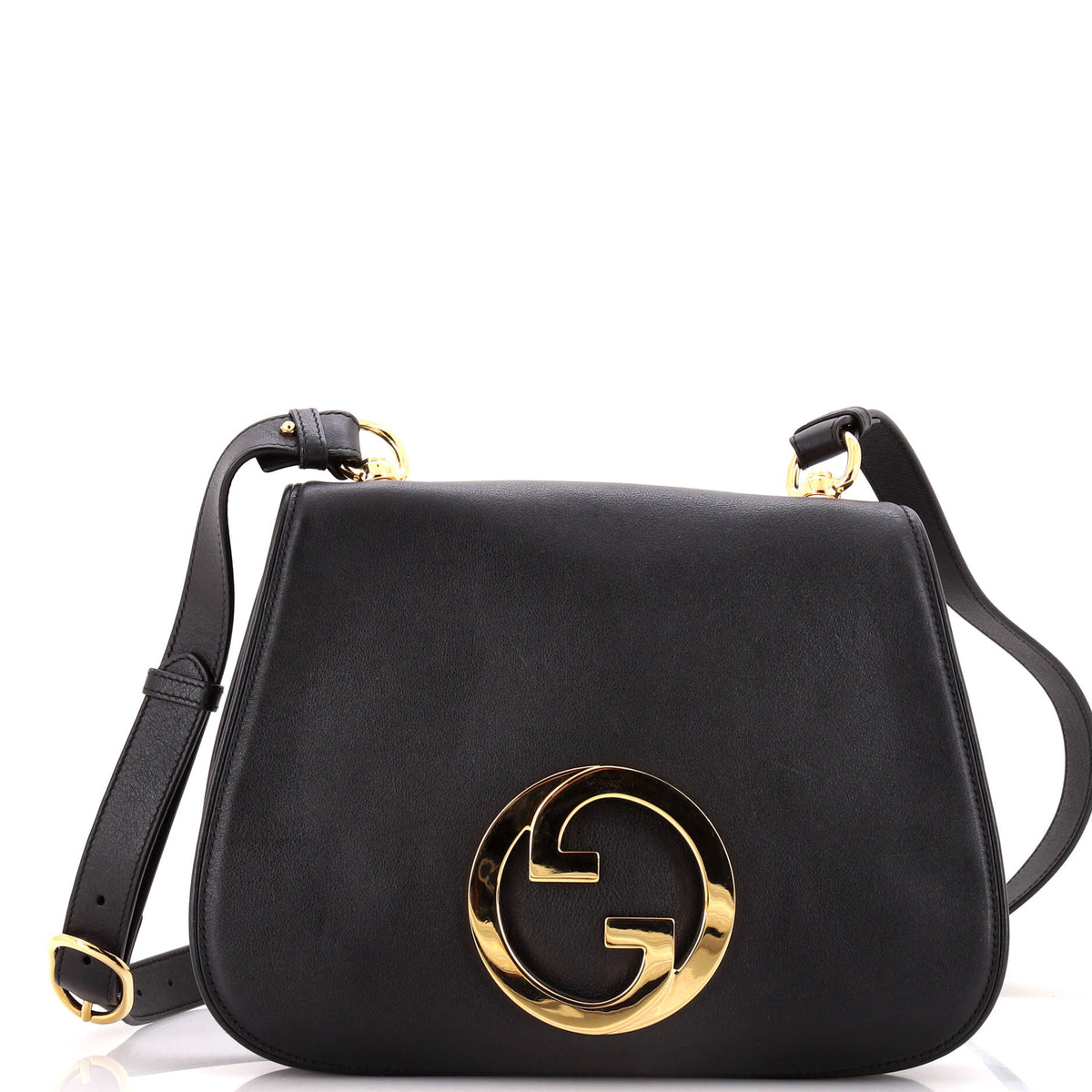 Web Blondie Shoulder Flap Bag Leather Medium