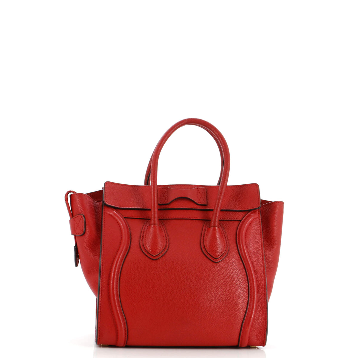 Luggage Bag Grainy Leather Micro