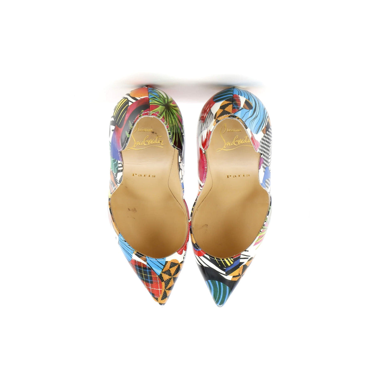 Women's Hot Chick Pumps Printed Patent 100