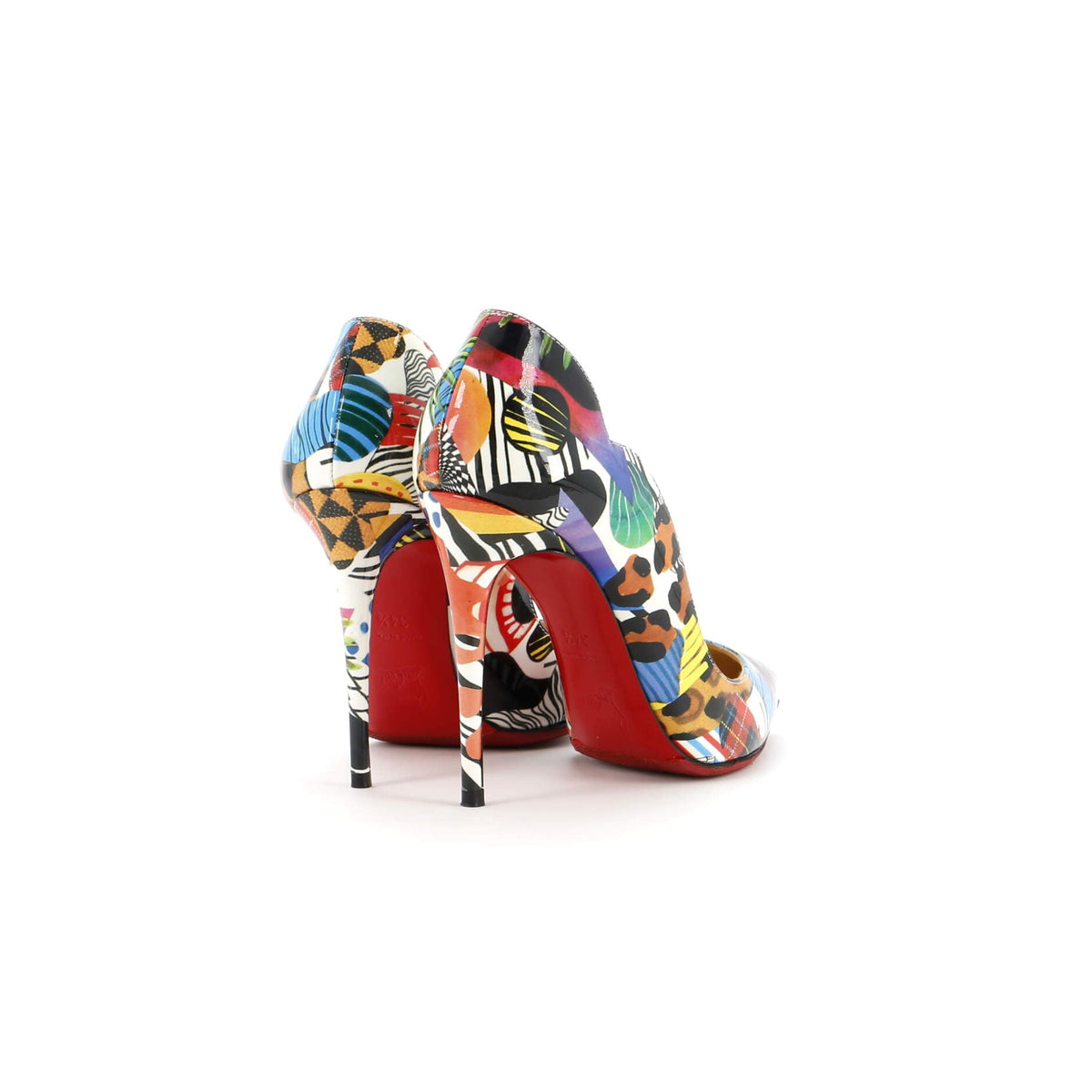 Women's Hot Chick Pumps Printed Patent 100