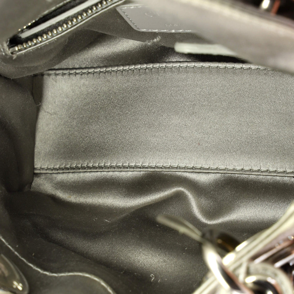 Lady Dior Bag Crystal Embellished Cannage Quilt Satin Mini
