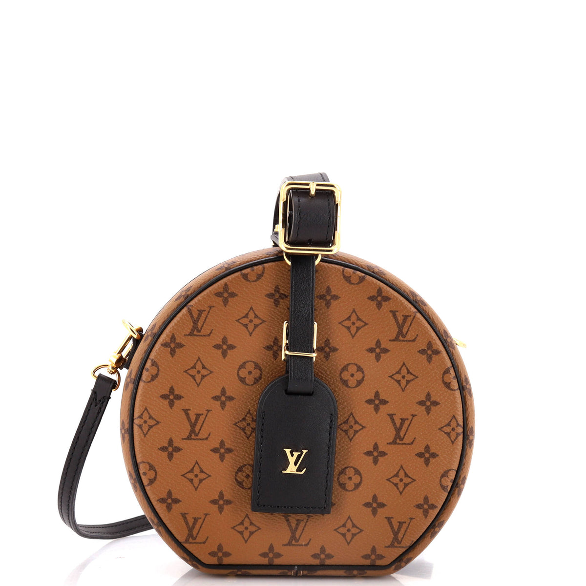 Petite Boite Chapeau Bag Reverse Monogram Canvas