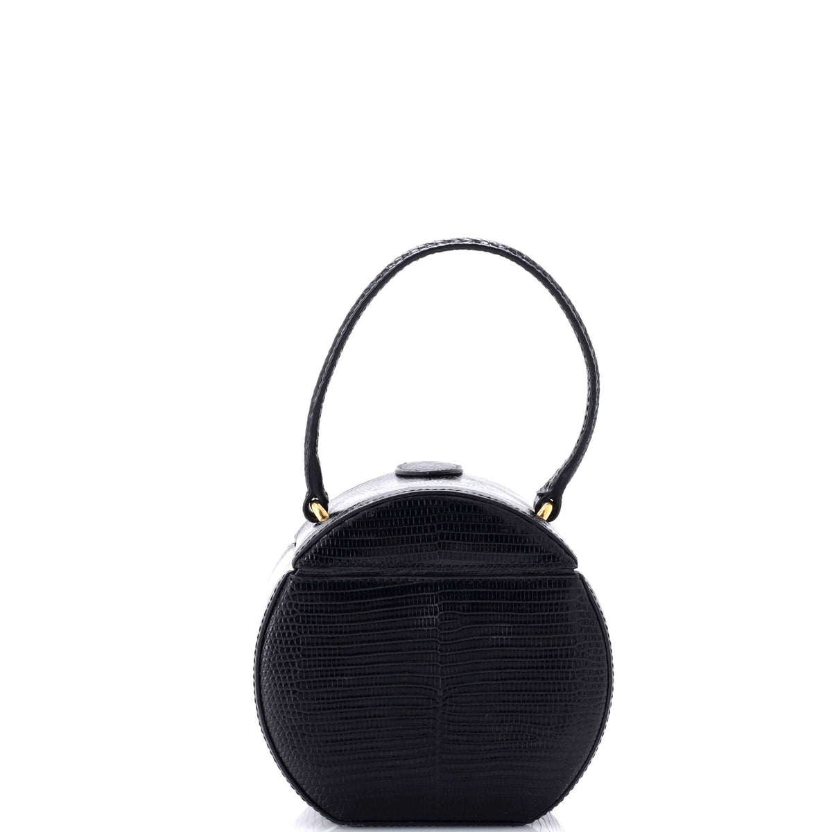 Round Box Bag Lizard