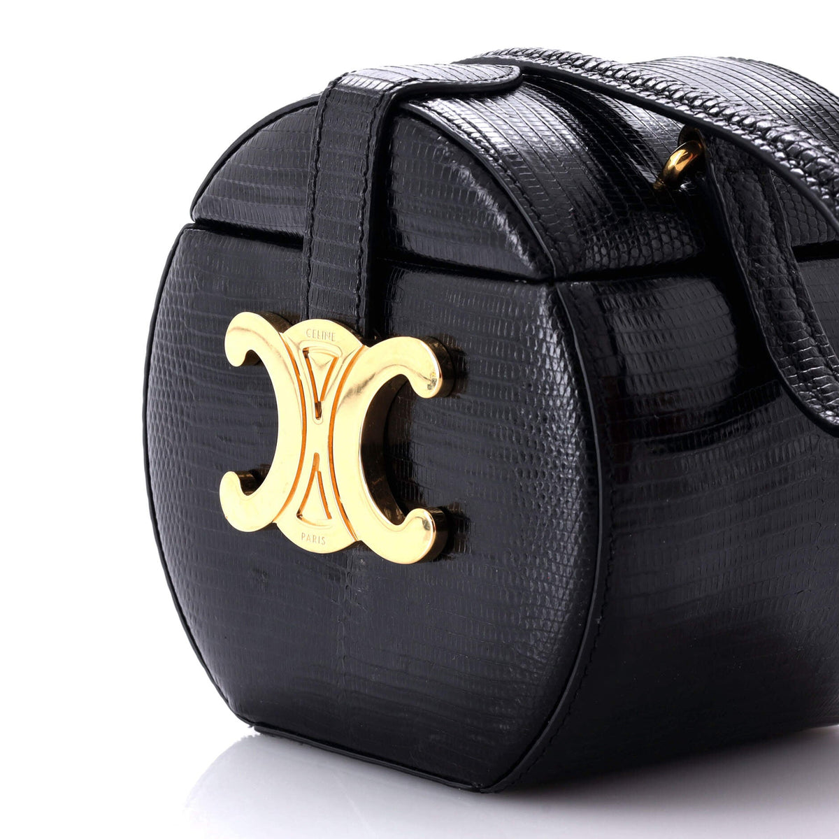 Round Box Bag Lizard