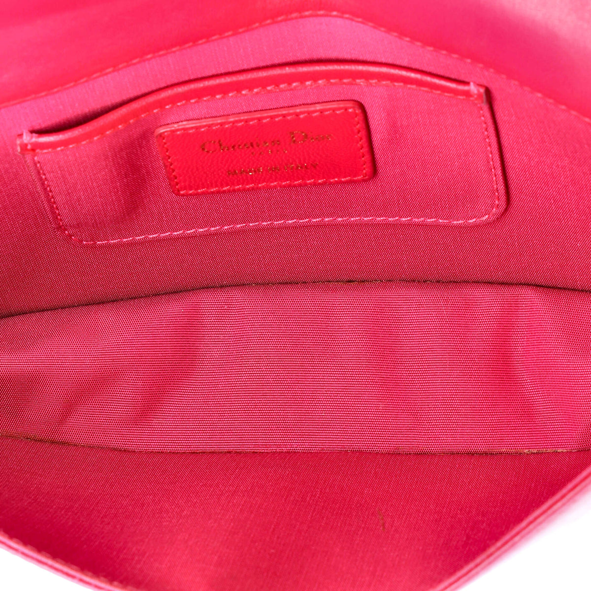 Lady Dior Convertible Chain Clutch Cannage Quilt Leather Long