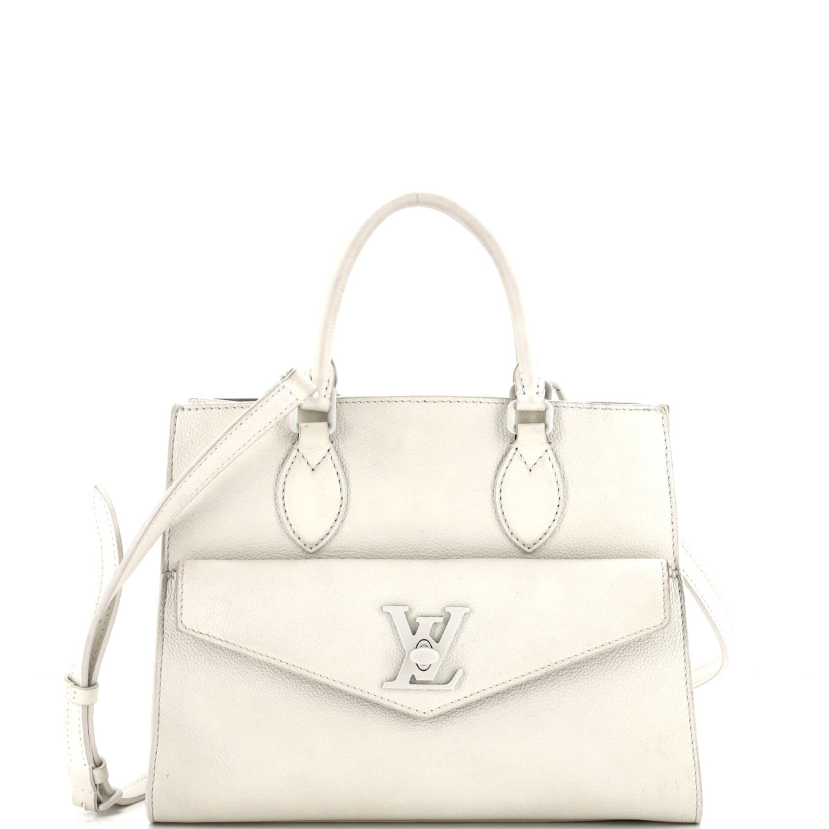 Lockme Monochrome Tote Leather PM