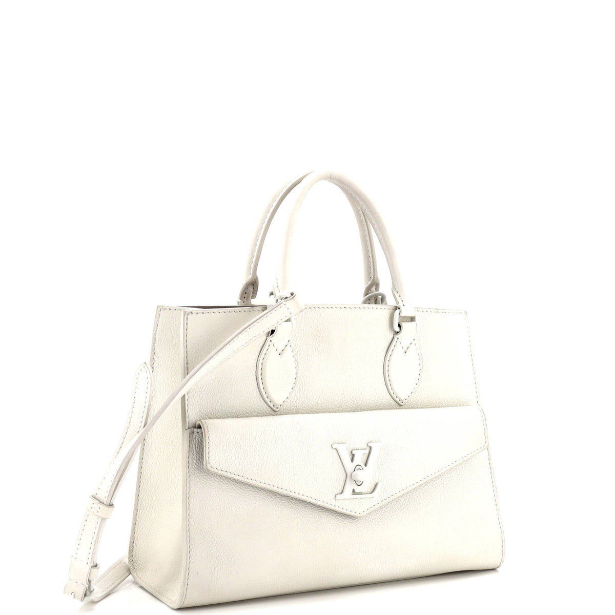 Lockme Monochrome Tote Leather PM