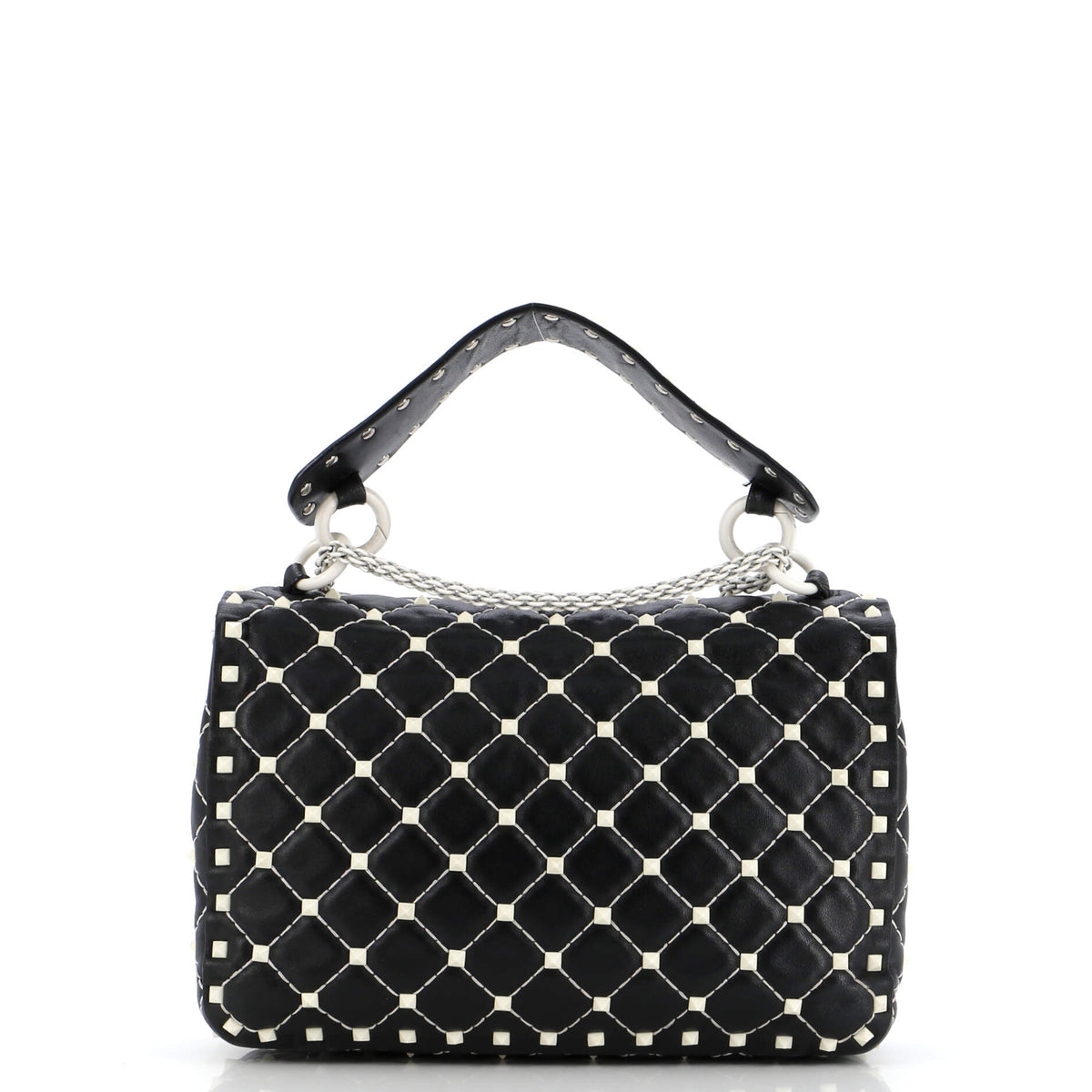Rockstud Spike Flap Bag Quilted Leather Medium