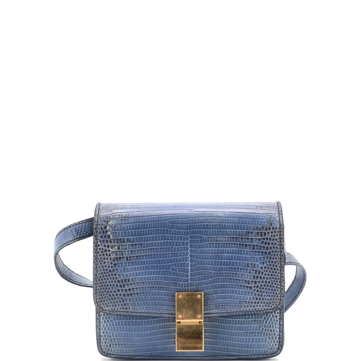Classic Box Bag Lizard Small
