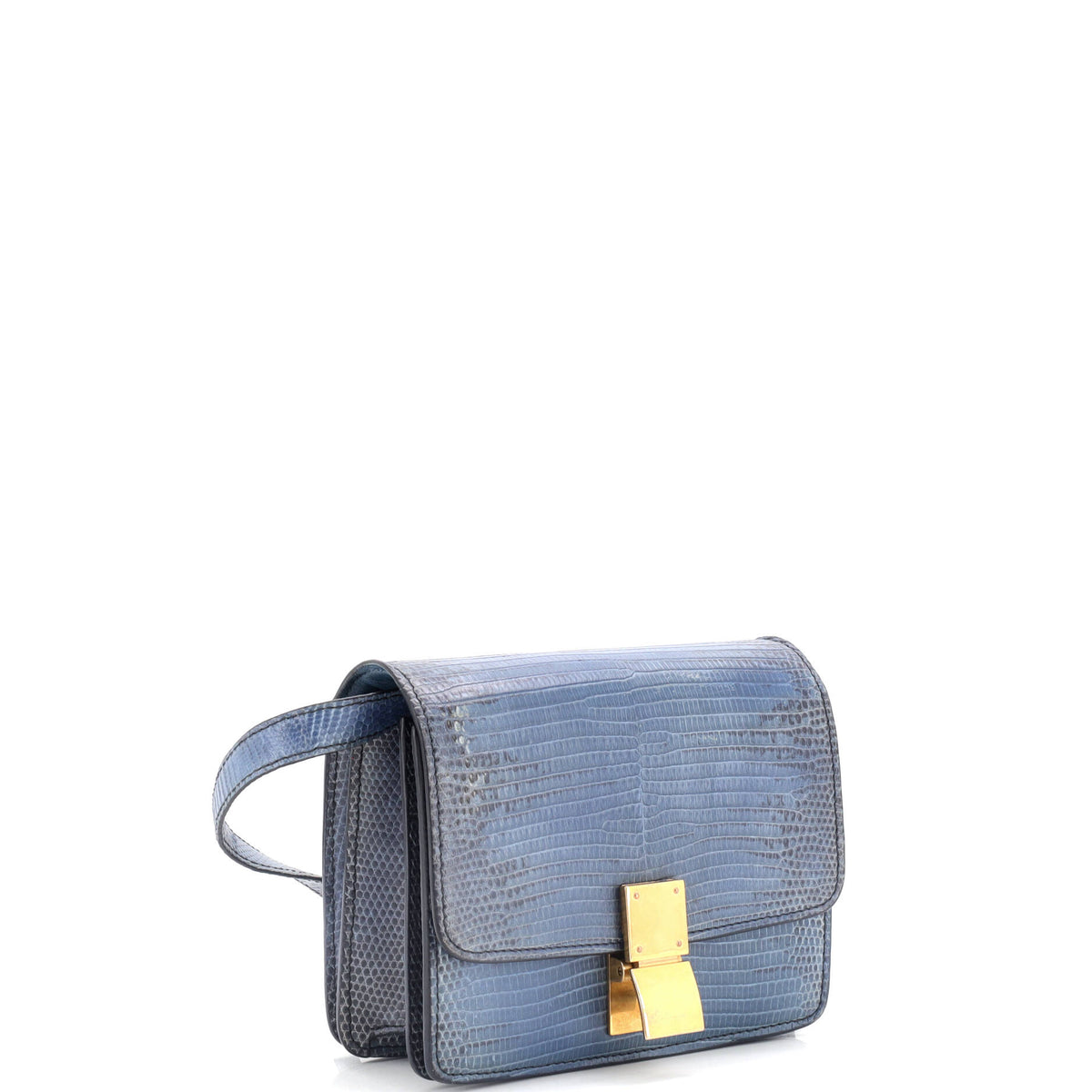 Classic Box Bag Lizard Small