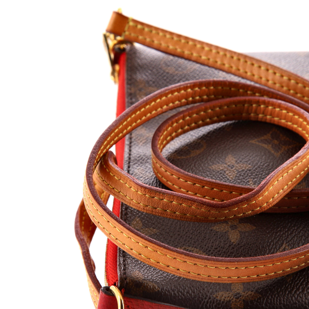 Pallas Clutch Monogram Canvas with Leather