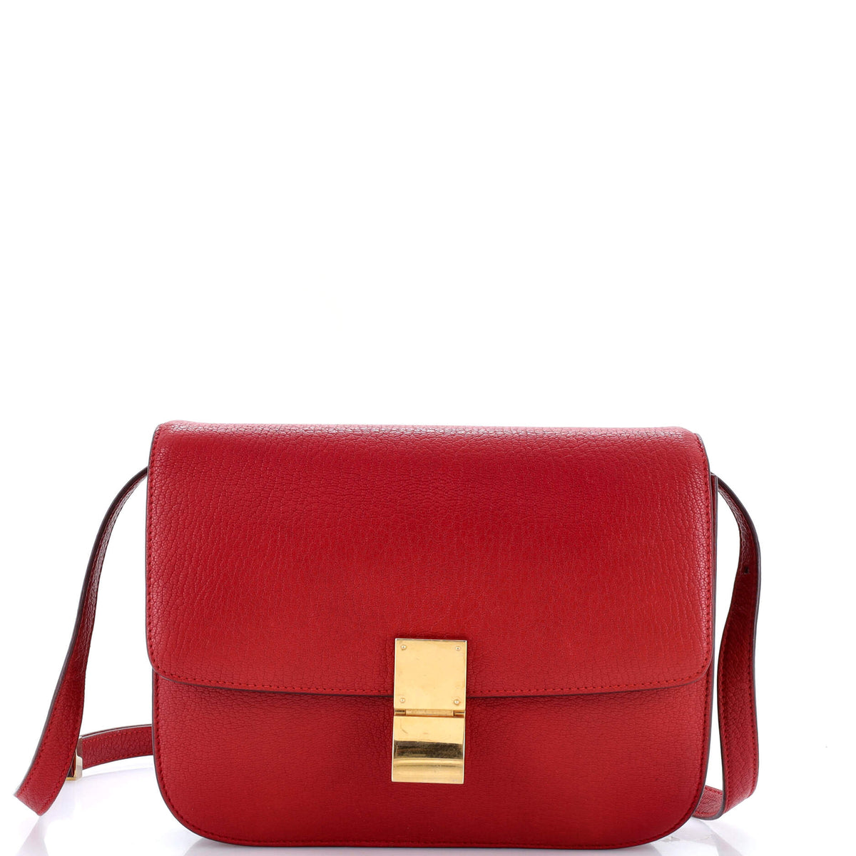 Classic Box Bag Grainy Leather Medium
