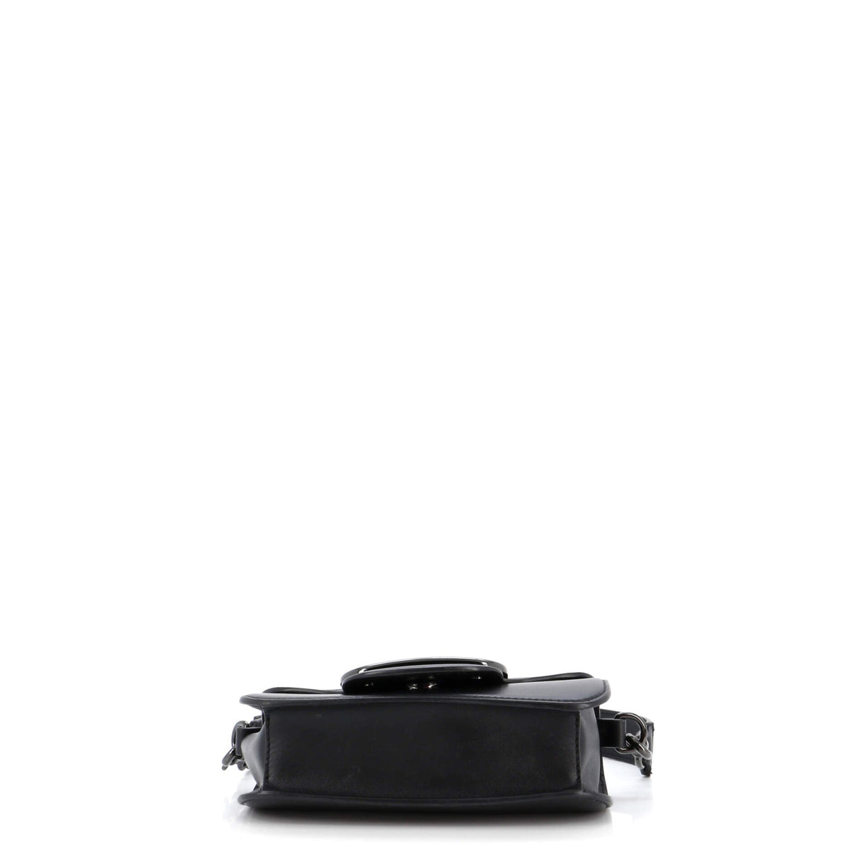 VLogo Flap Shoulder Bag Leather Mini