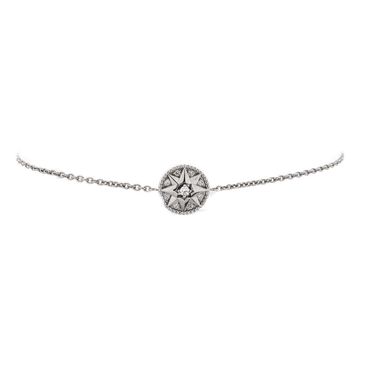 Rose des Vents Bracelet 18K White Gold and Diamonds