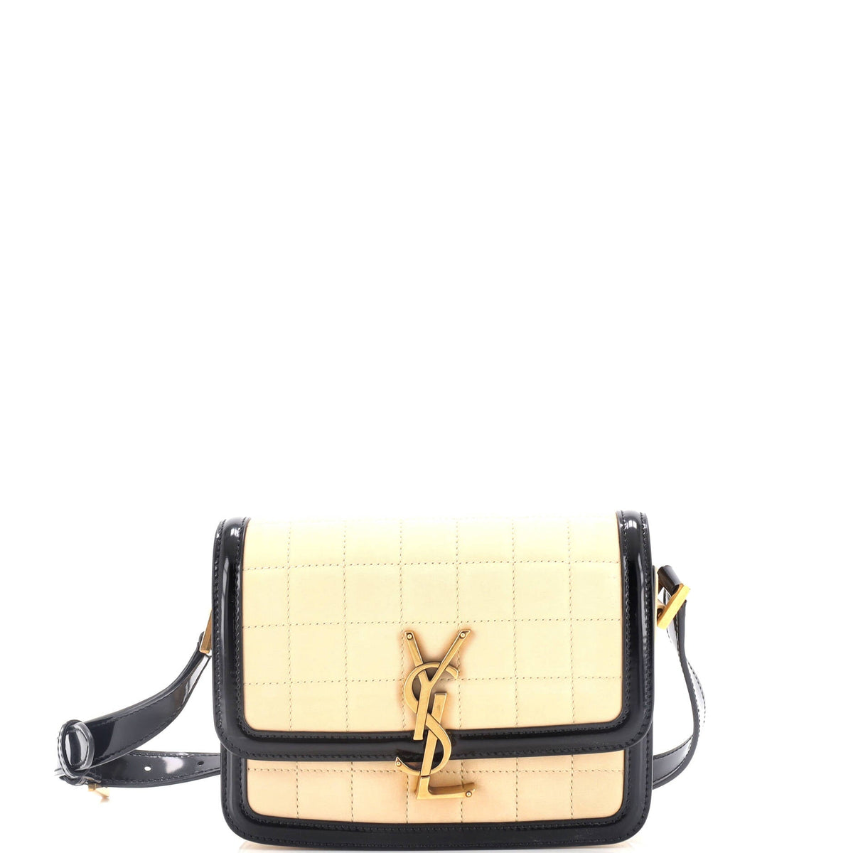 Solferino Bag Quilted Suede Small