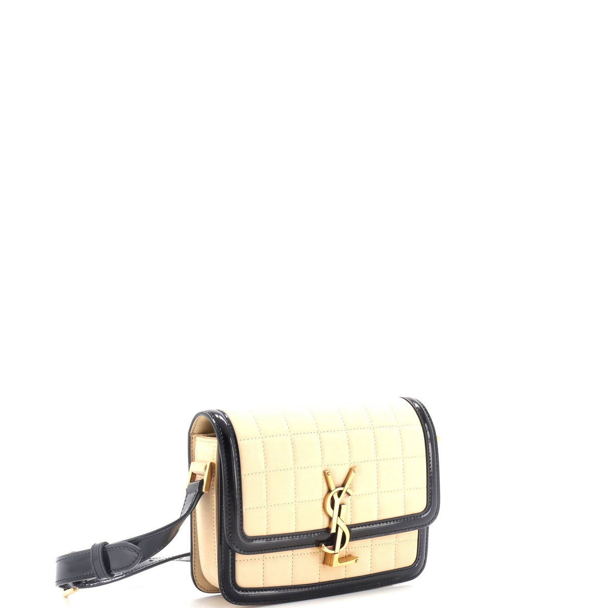 Solferino Bag Quilted Suede Small