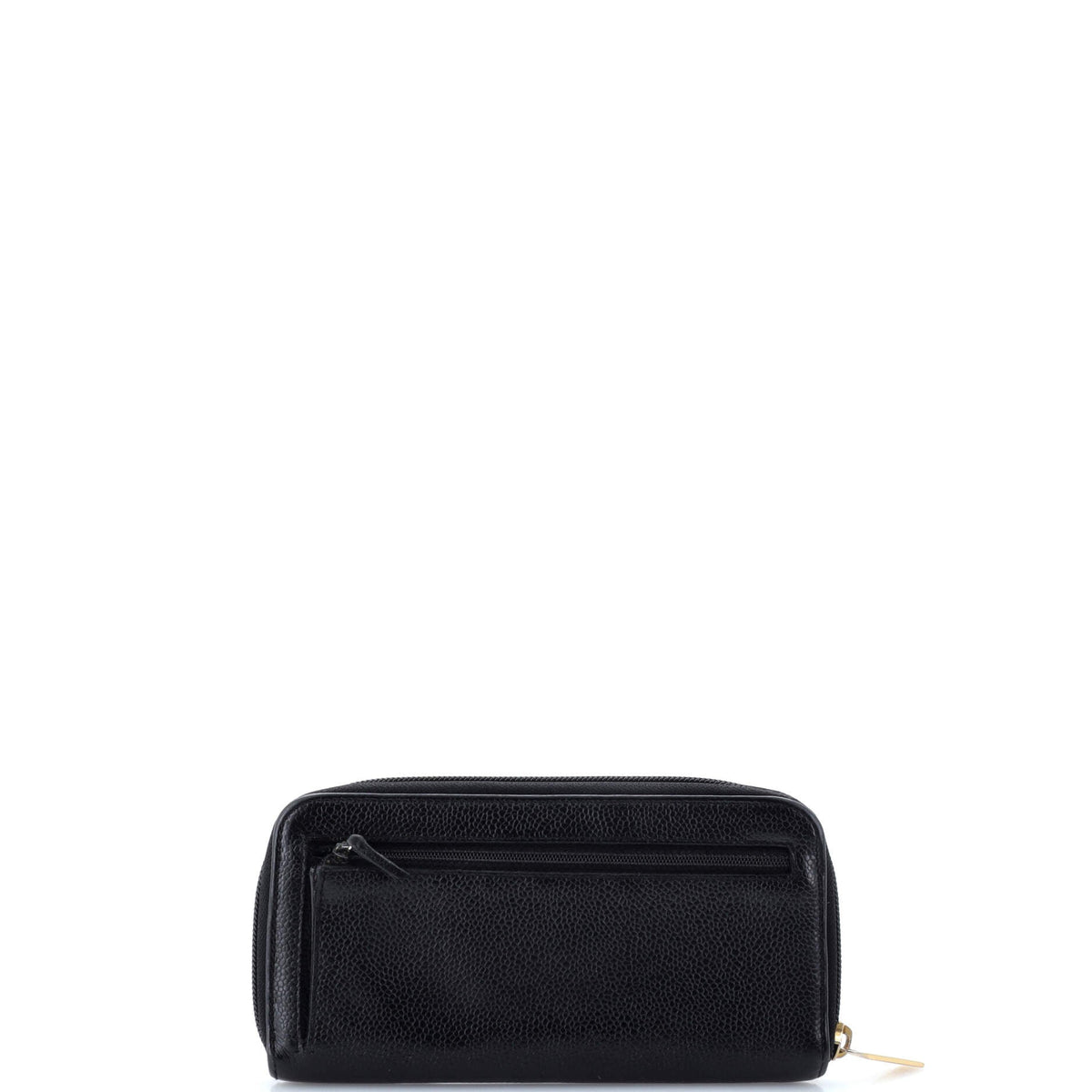 Timeless CC Zipped Wallet Caviar Long