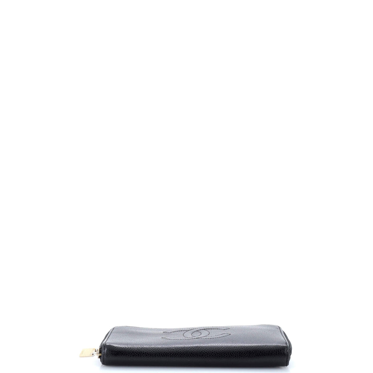 Timeless CC Zipped Wallet Caviar Long
