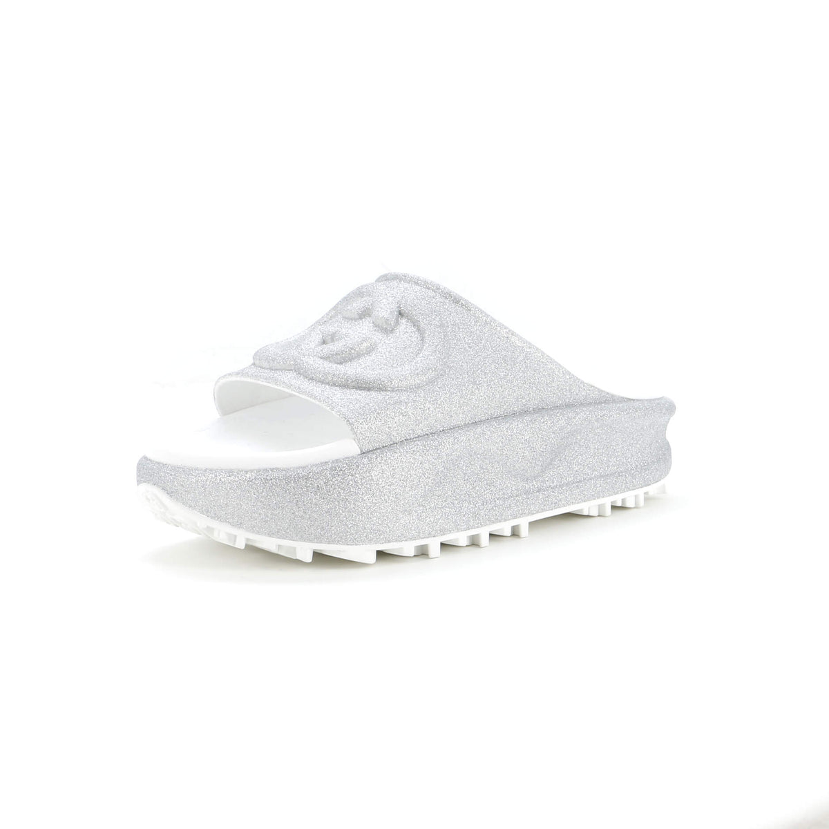 Interlocking G Platform Slide Sandals Rubber