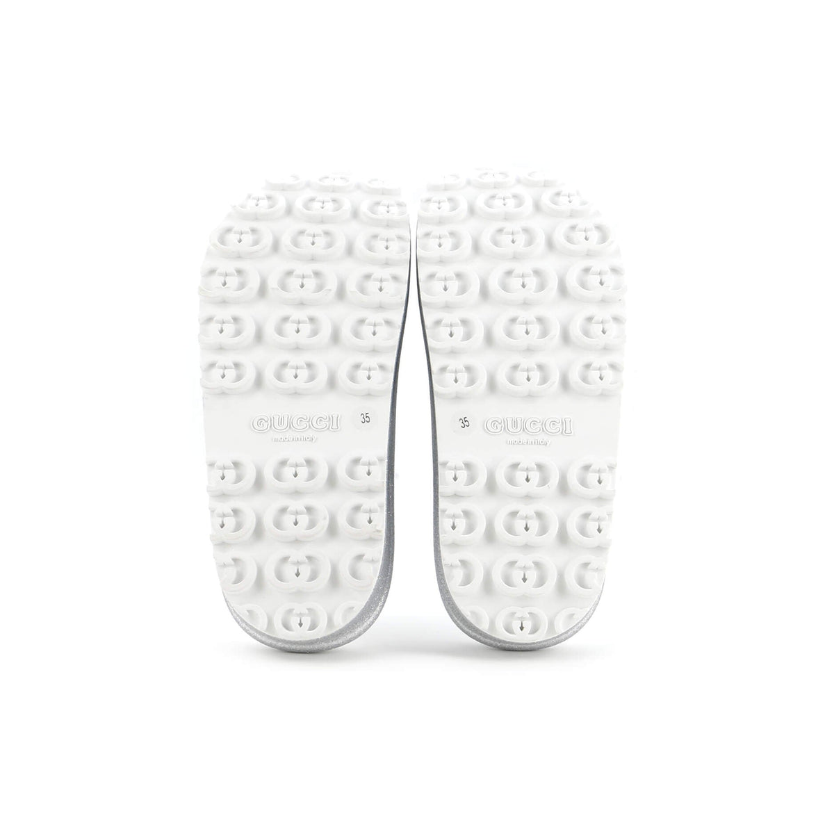 Interlocking G Platform Slide Sandals Rubber