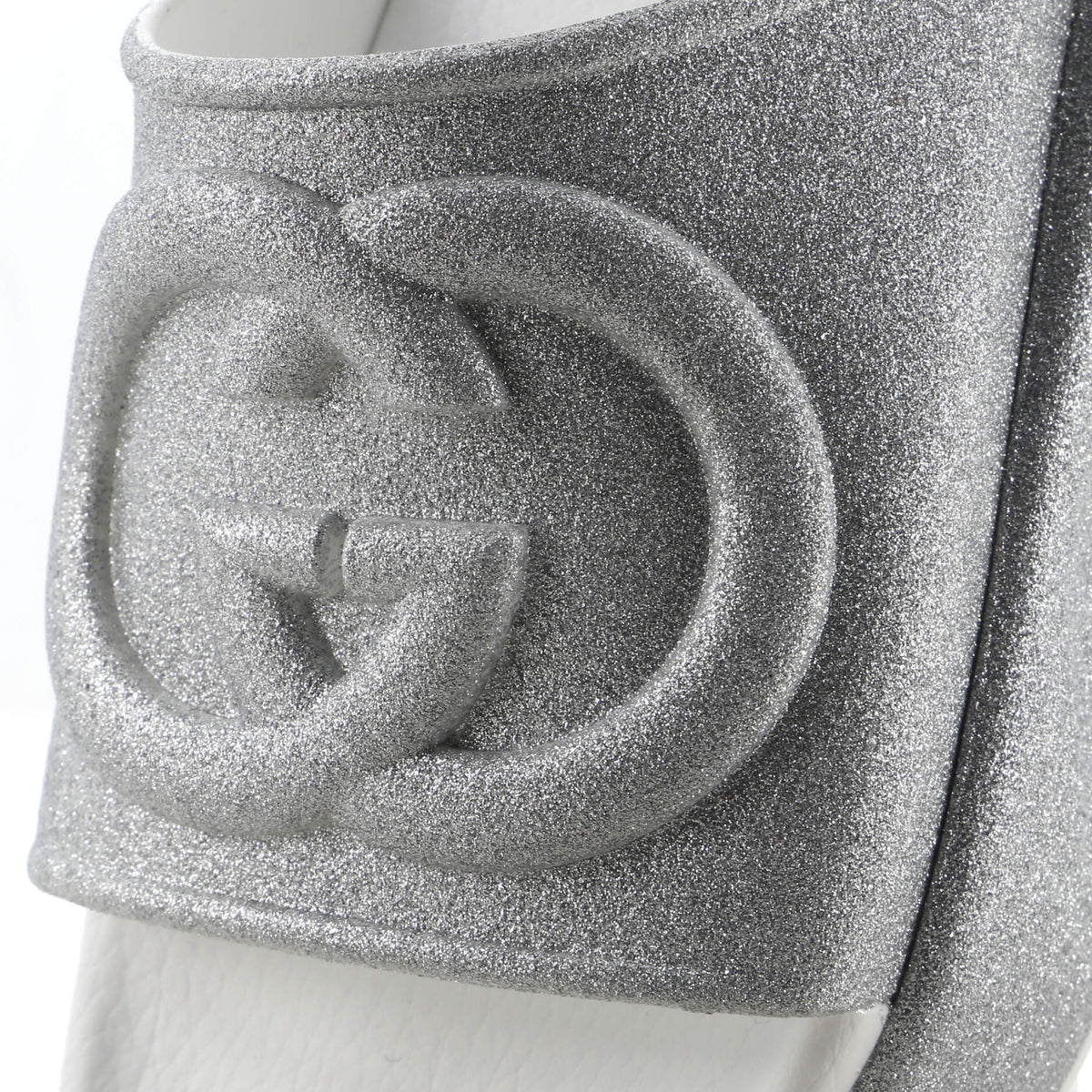 Interlocking G Platform Slide Sandals Rubber