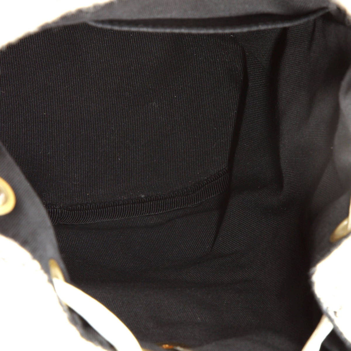 Duma Drawstring Backpack Quilted Wool Tweed Large