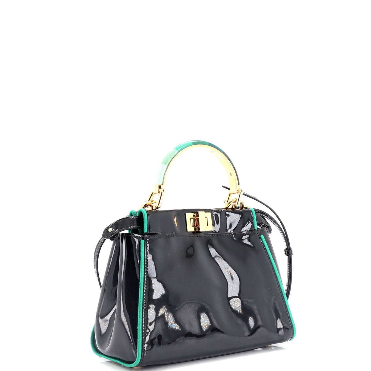 Resin Handle Peekaboo Bag Patent Mini