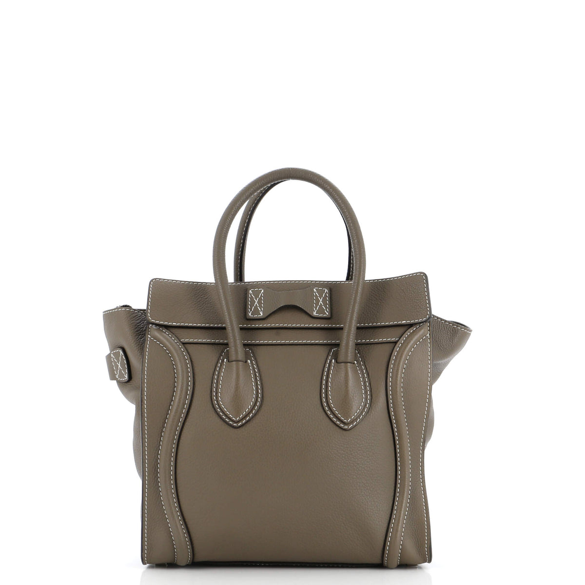Luggage Bag Grainy Leather Micro