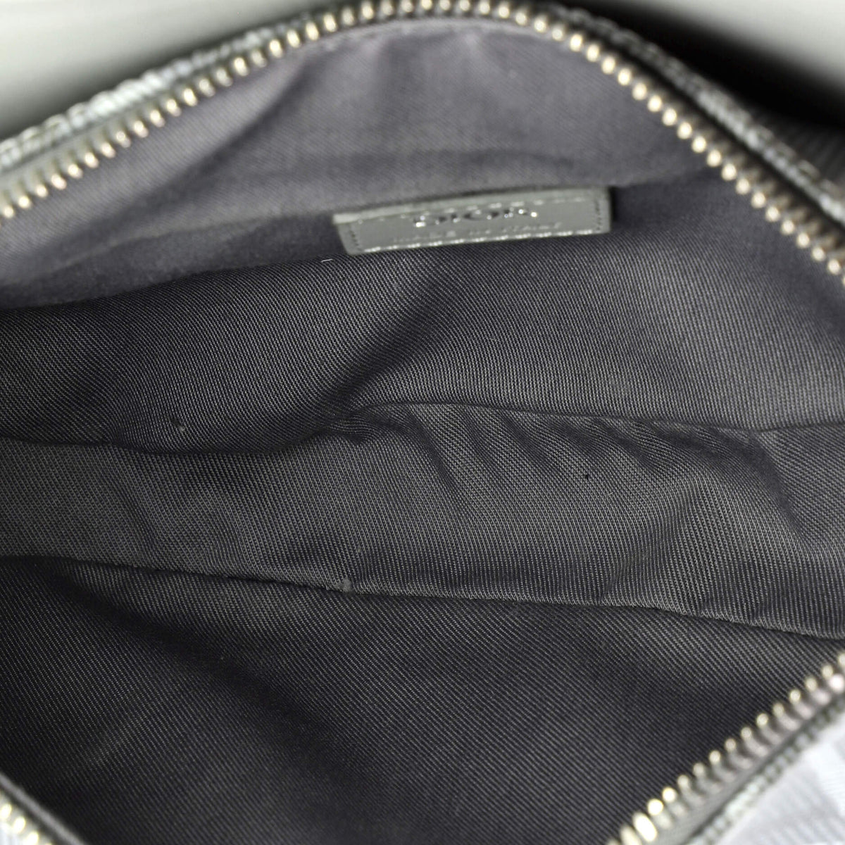 Saddle Crossbody Bag CD Diamond Coated Canvas and Leather