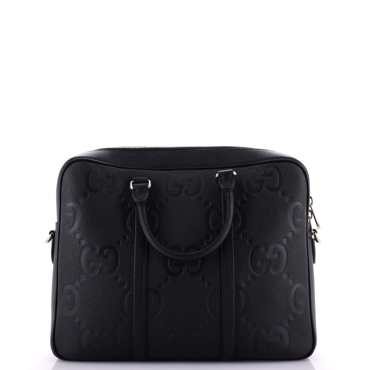 Convertible Briefcase Jumbo GG Embossed Leather