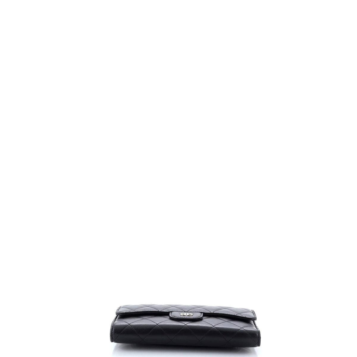 L-Flap Wallet Quilted Lambskin Long