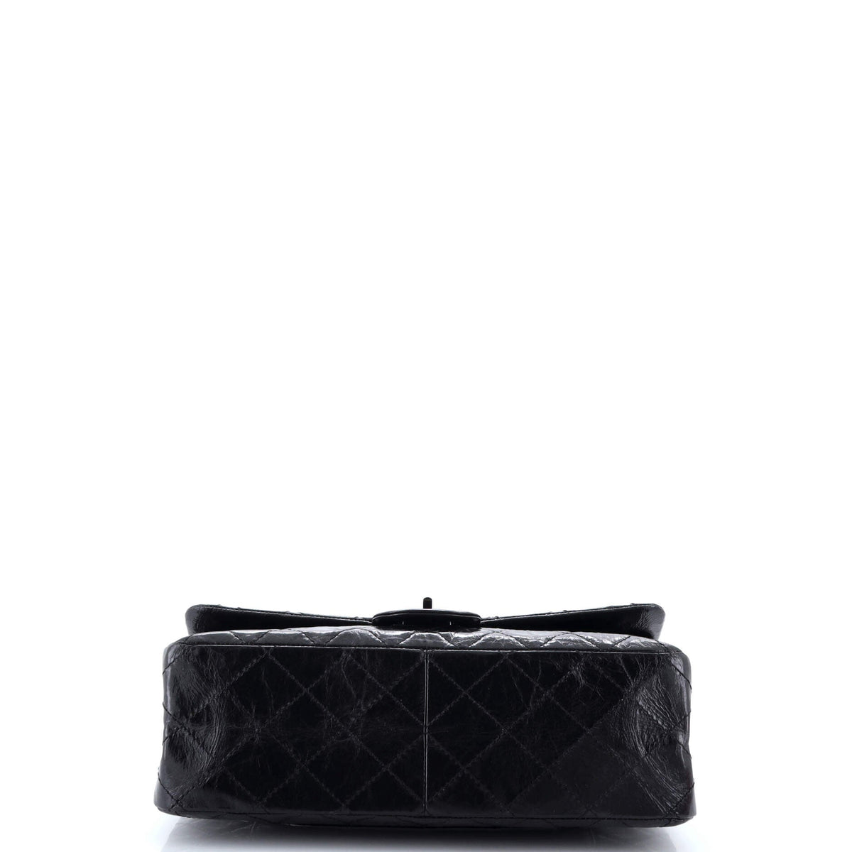 So Black Reissue 2.55 Flap Bag Quilted Glazed Calfskin 226