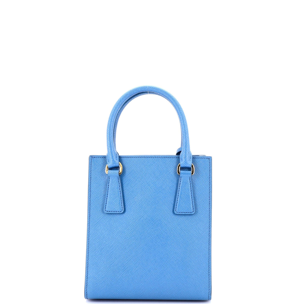 Lux Convertible Shopper Tote Saffiano Leather Mini