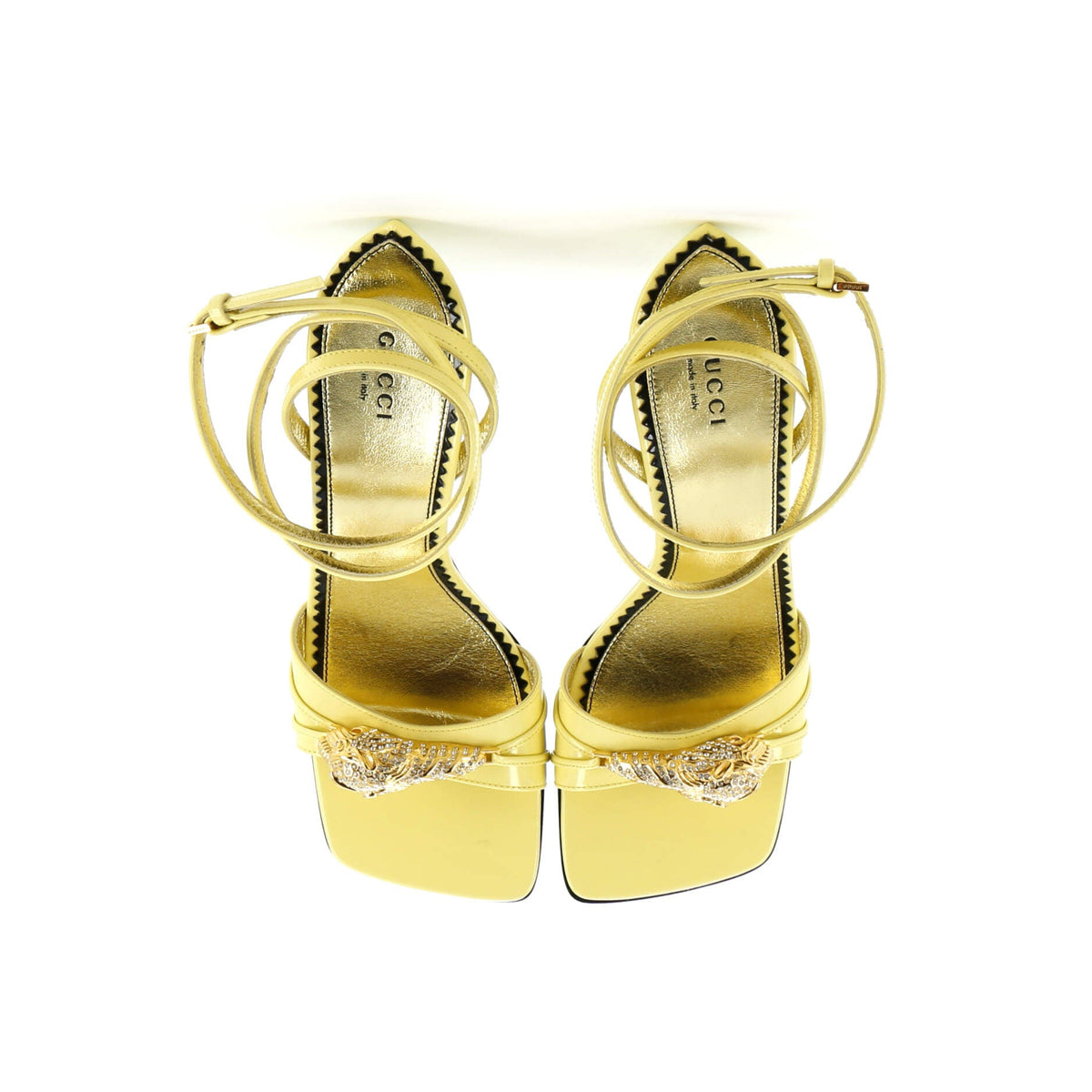 Women's Snake Head Wedge Sandals Leather