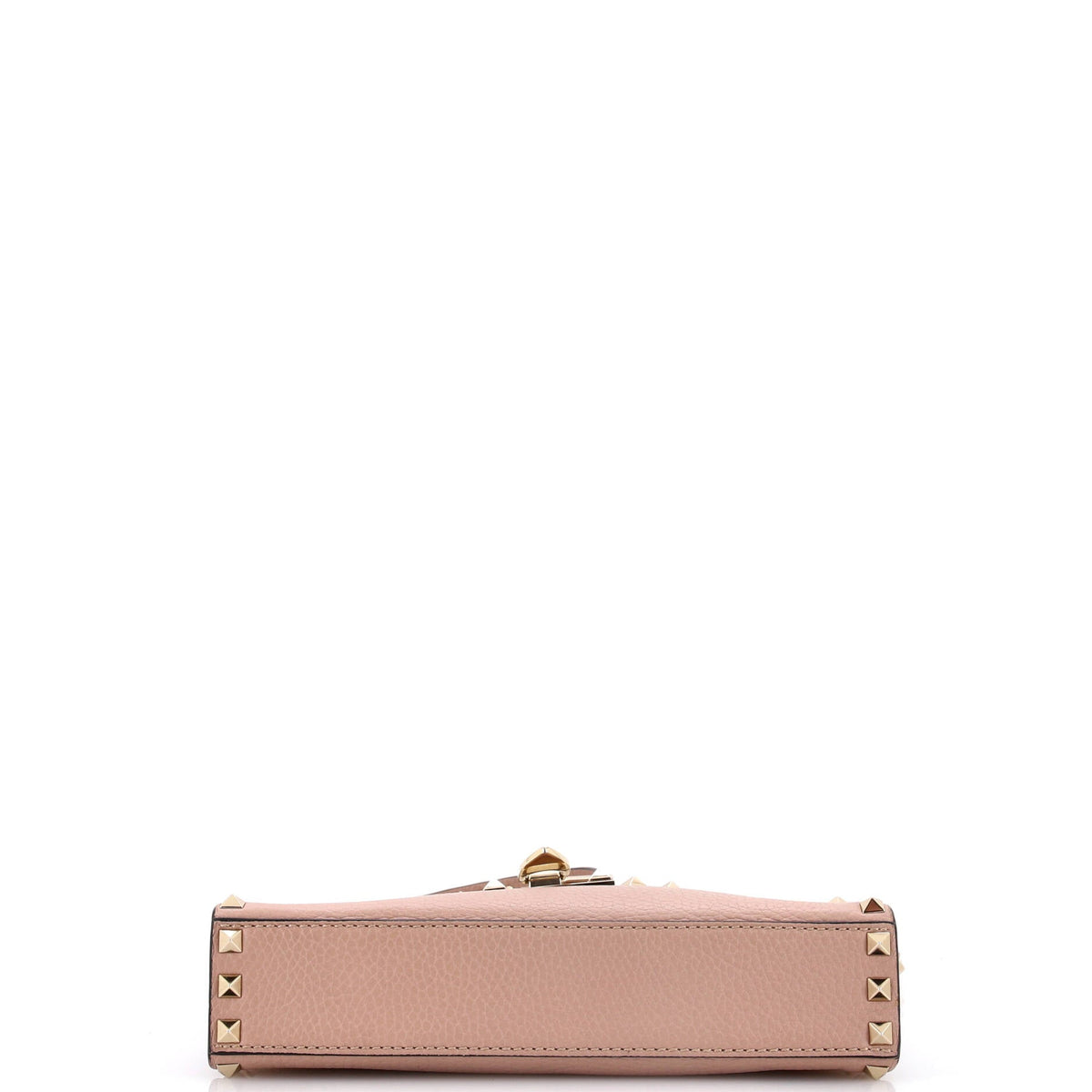 Rockstud Flip Lock Flap Bag Leather Large