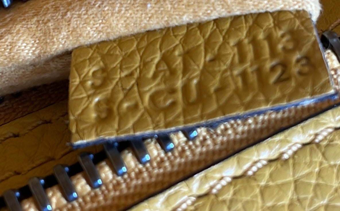 Luggage Bag Grainy Leather Micro