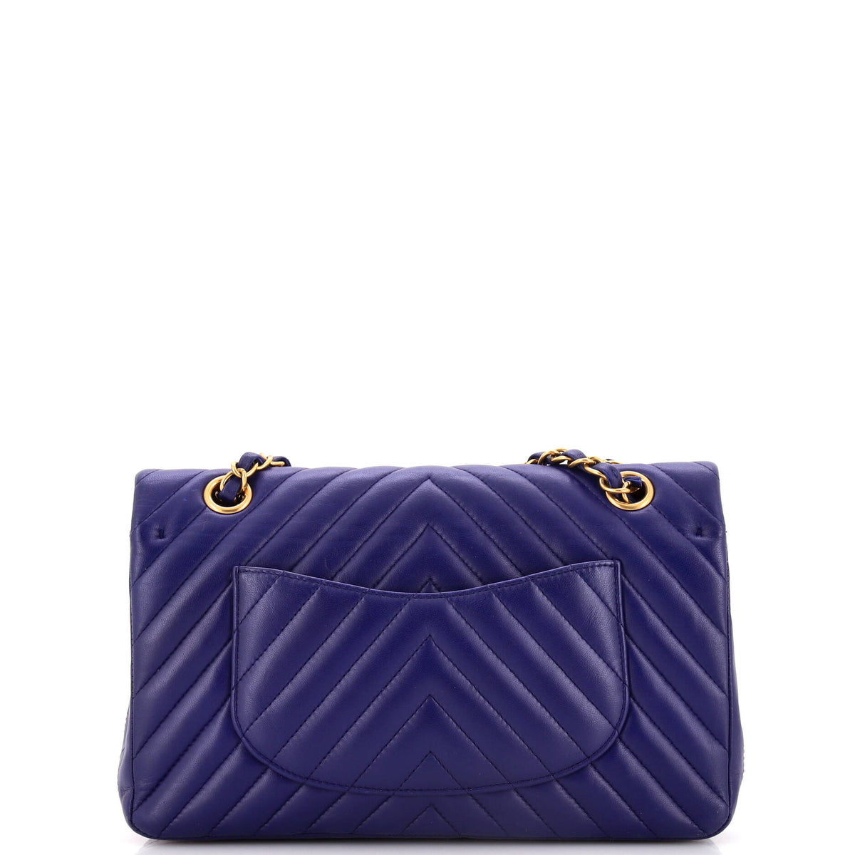Classic Double Flap Bag Chevron Calfskin Medium