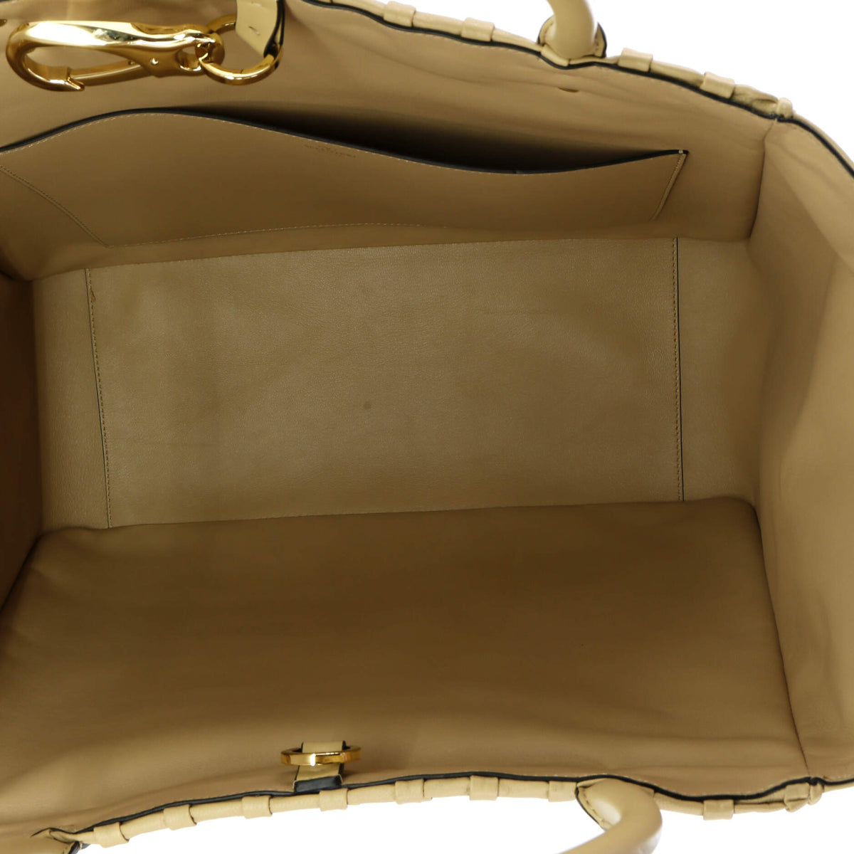 VLogo Bold Tote Leather Large