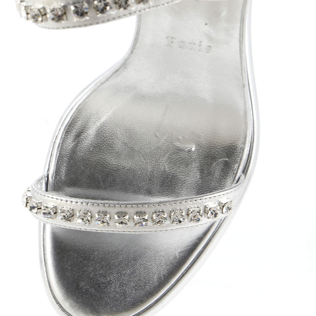 Women's Pyrastrass Wedge Sandals Leather with Crystal Embellished Details 110