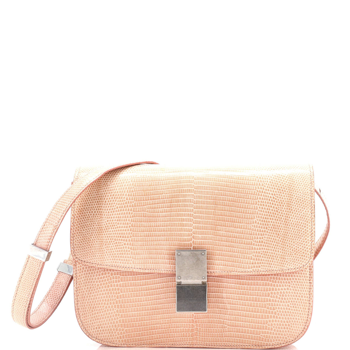 Classic Box Bag Lizard Medium