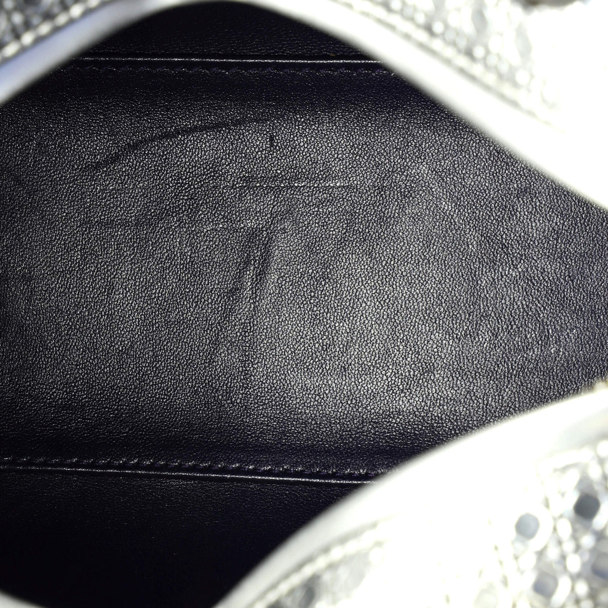 Lady Dior Bag Micro Cannage Ombre Metallic Calfskin Medium