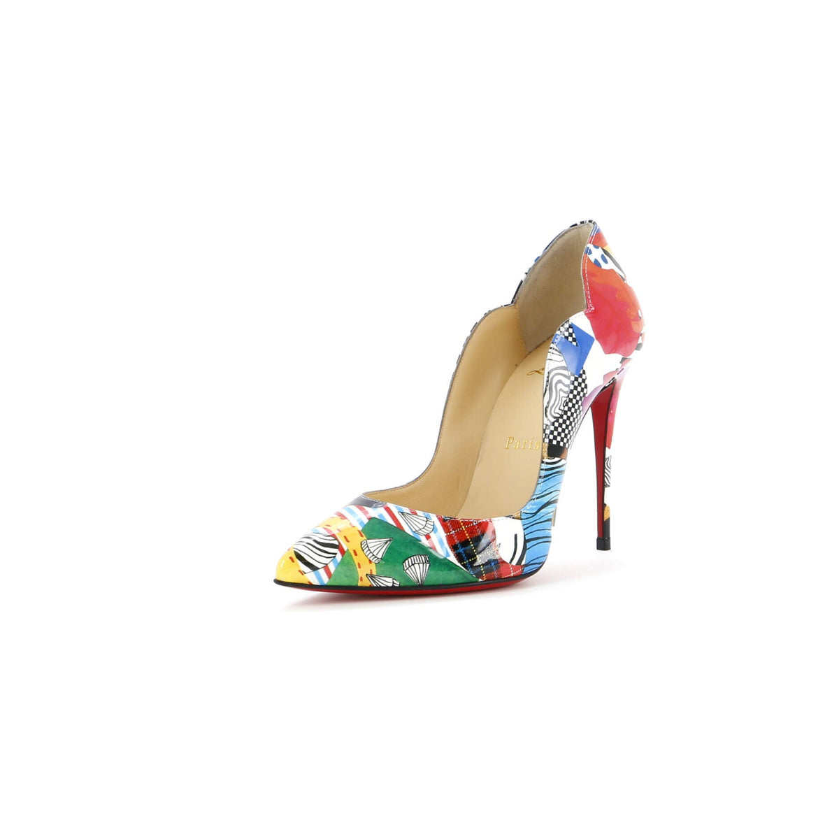 Women's Hot Chick Pumps Printed Patent 100