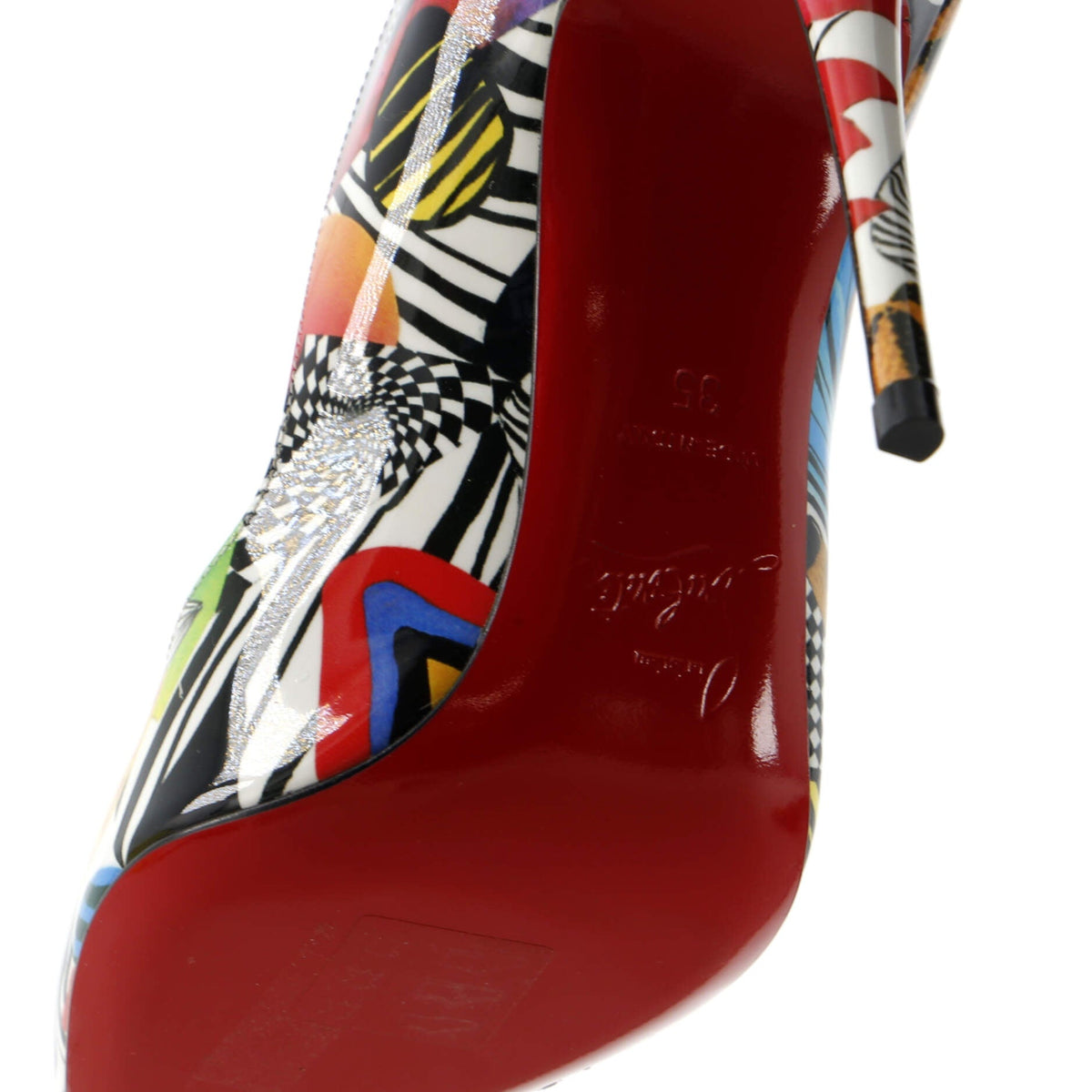 Women's Hot Chick Pumps Printed Patent 100