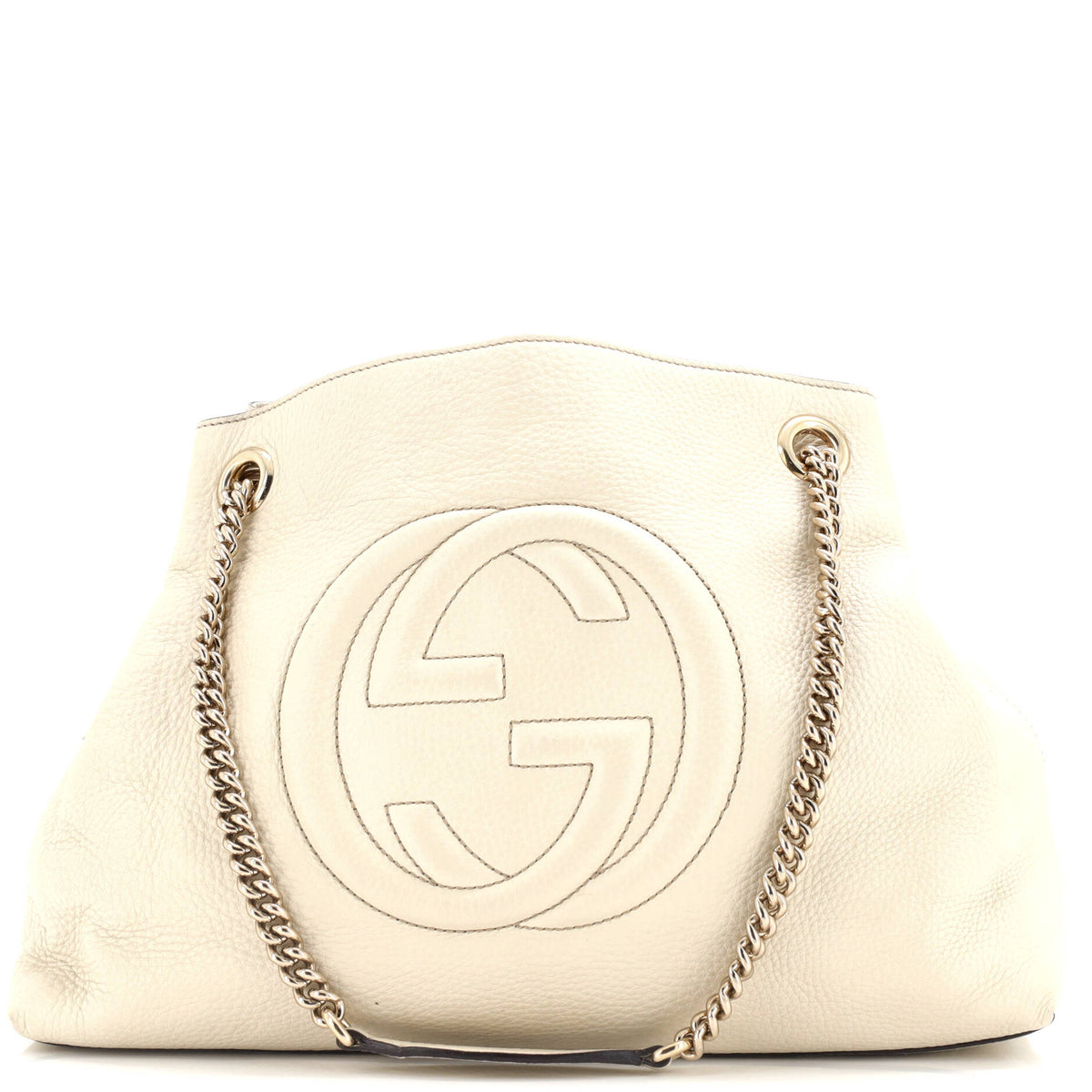 Soho Chain Strap Shoulder Bag Leather Medium
