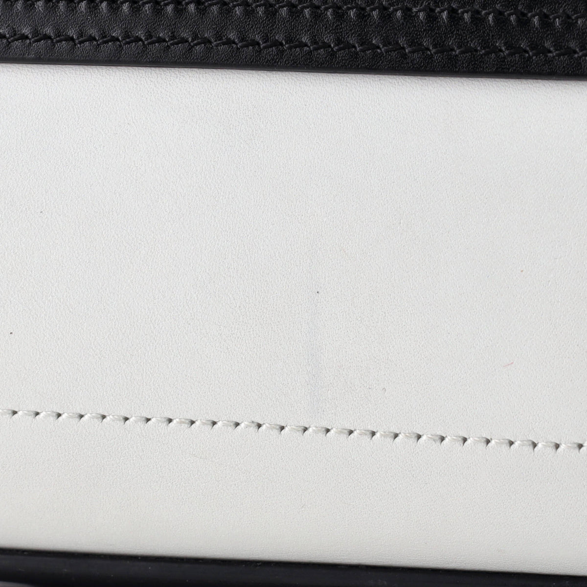 Tricolor Luggage Bag Leather Nano