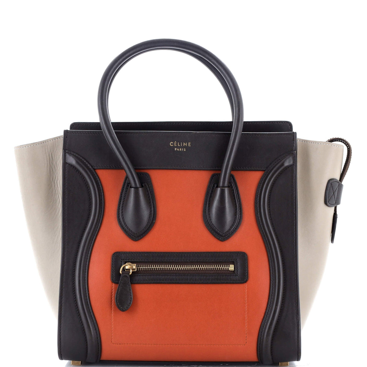 Luggage Bag Smooth Leather Micro